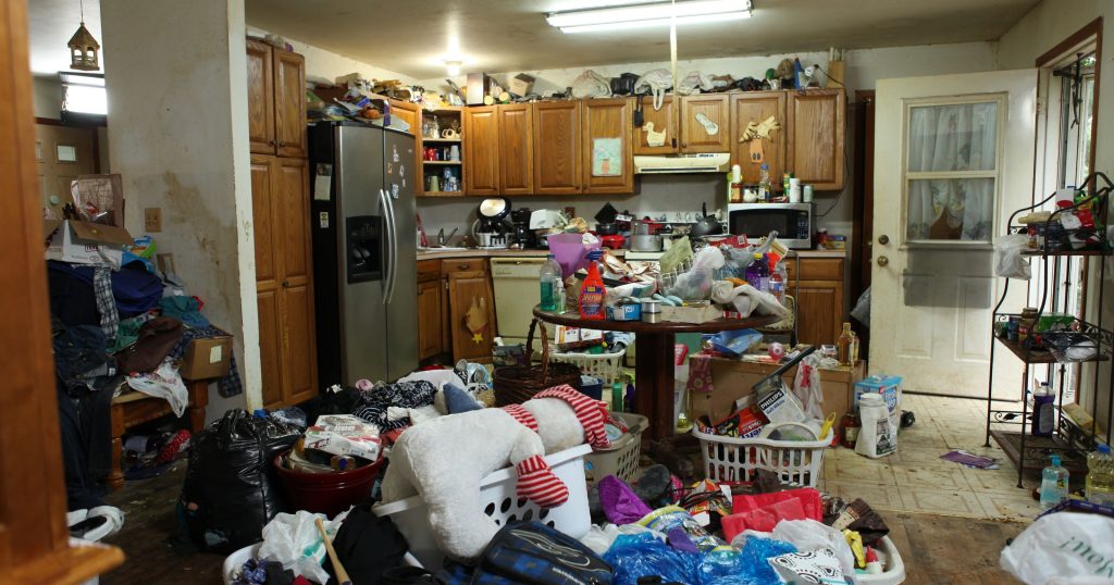 Hoarder house cleanout before selling in Central Connecticut